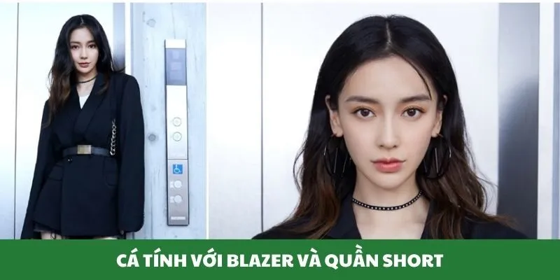 Kết hợp Blazer cùng quần Short