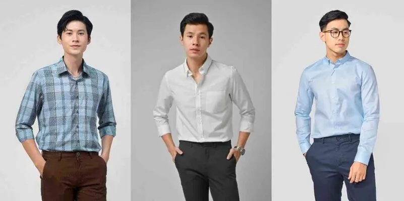 Cách chọn áo sơ mi nam chuẩn form theo dáng người mới nhất